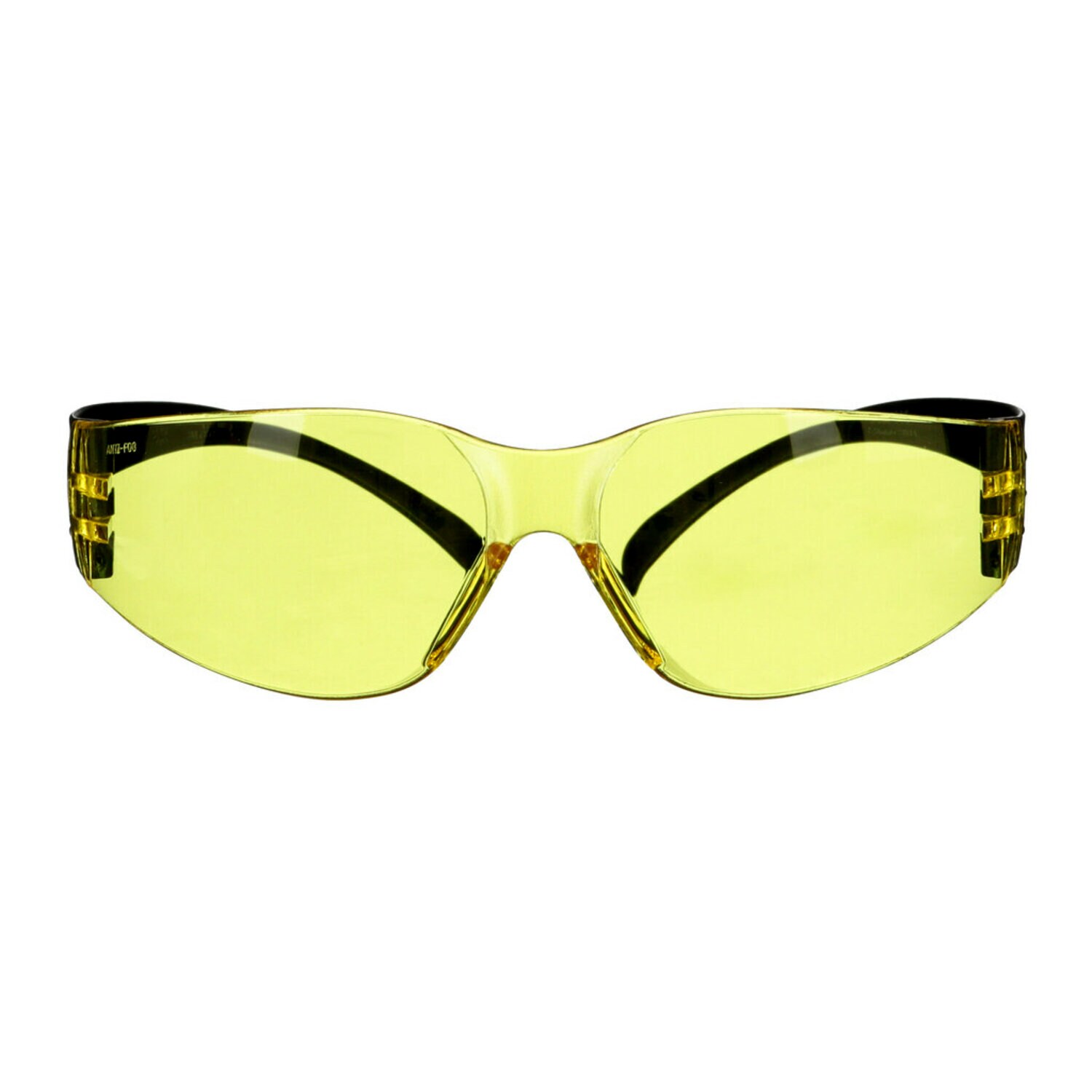 7100238183 - 3M SecureFit 100 Series SF103AF-BLK, Black Temples, Amber Anti-Fog/Anti-Scratch Lens, 20 ea/Case