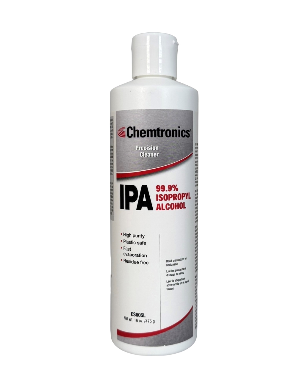 ES605L - CHEMTRONICS IPA ISOPROPYL ALCOHOL 16OZ