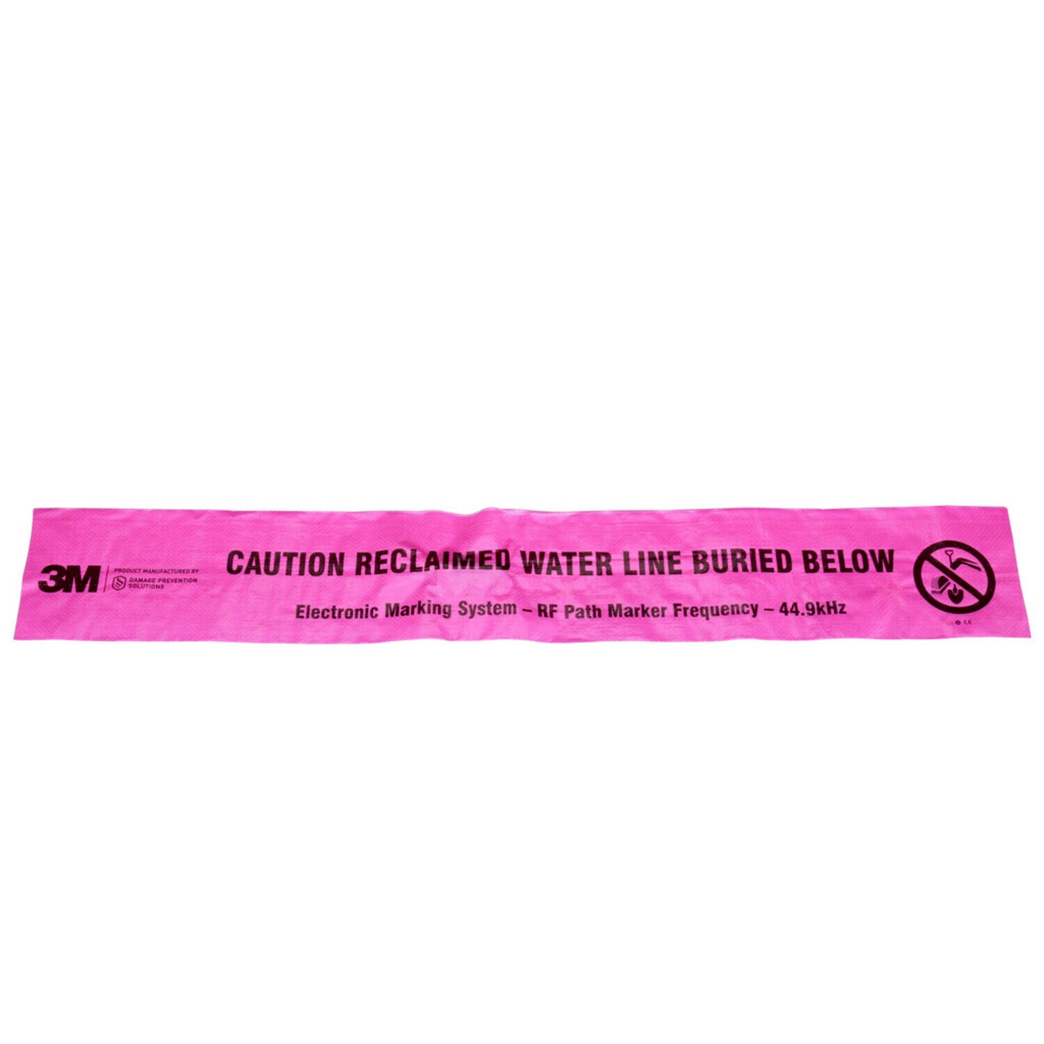 7100254465 - 3M Electronic Marking System (EMS) Caution Tape 7908, Purple, 6 in, RCWater, 500 ft, 1 Roll/Case