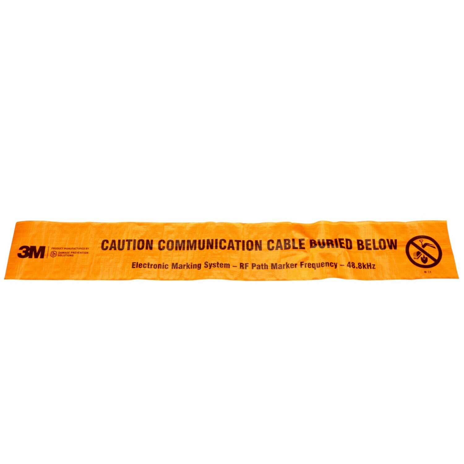 7100254241 - 3M Electronic Marking System (EMS) Caution Tape 7901, Orange, 6 in, Telco, 500 ft, 1 Box/Case