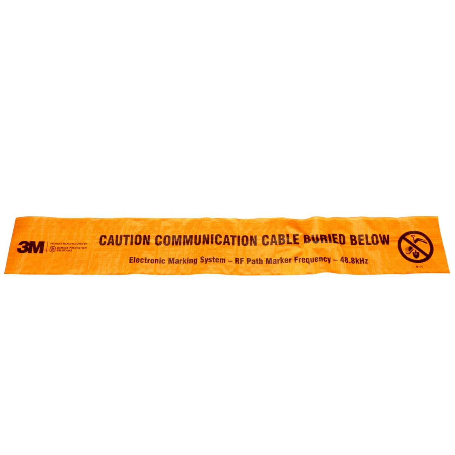 7100254241 - 3M Electronic Marking System (EMS) Caution Tape 7901, Orange, 6 in, Telco, 500 ft, 1 Roll/Case