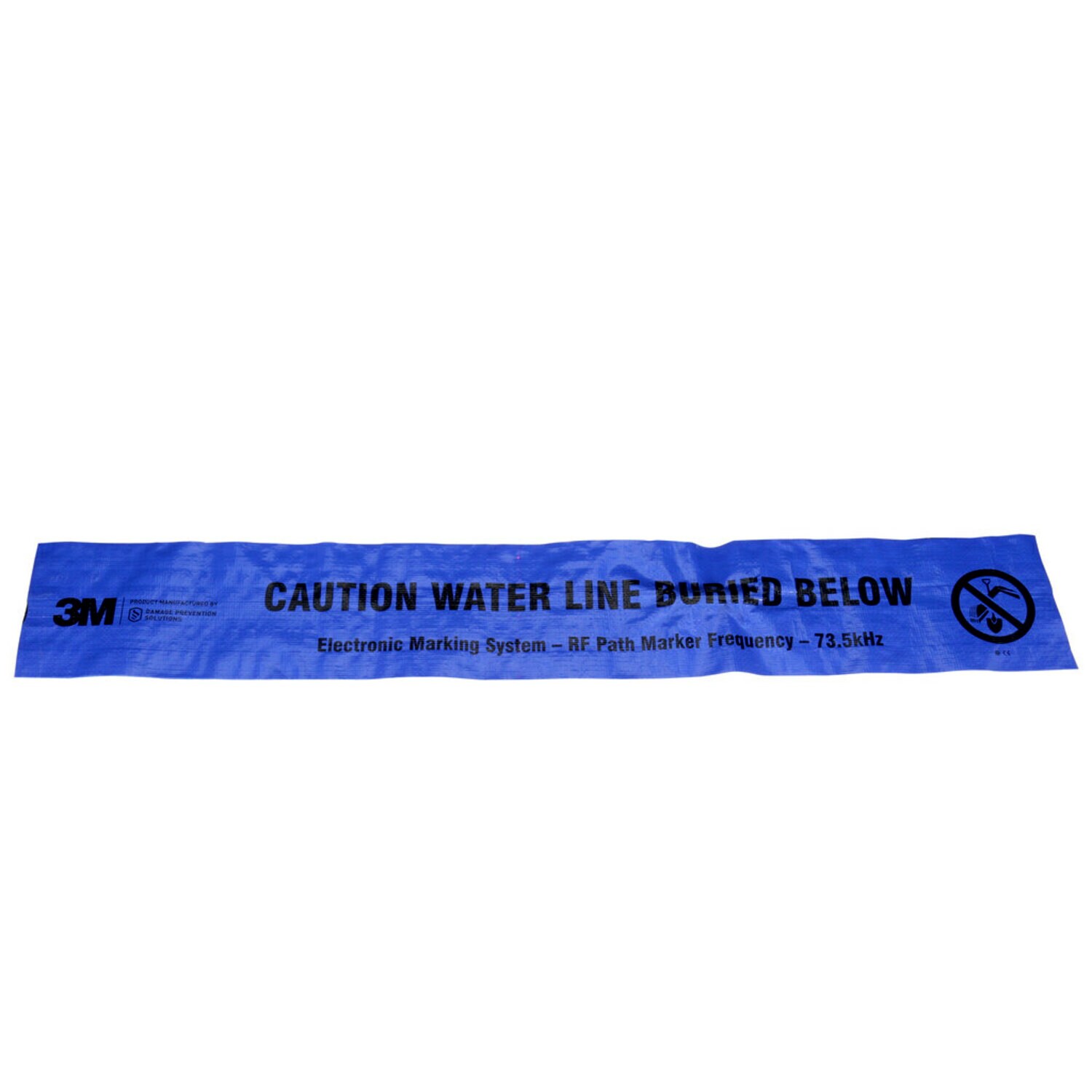 7100254242 - 3M Electronic Marking System (EMS) Caution Tape 7903, Blue, 6 in, Water, 500 ft Roll, 1 Roll/Box