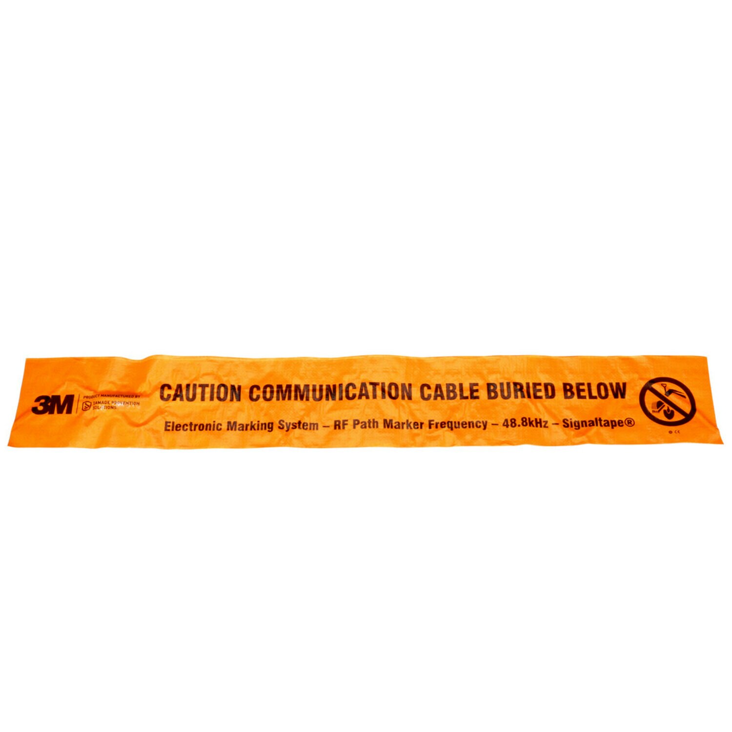 7100254391 - 3M Electronic Marking System (EMS) Warning Tape 7901-XT, Orange, 6 in, Telco, 500 ft, 1 Roll/Case