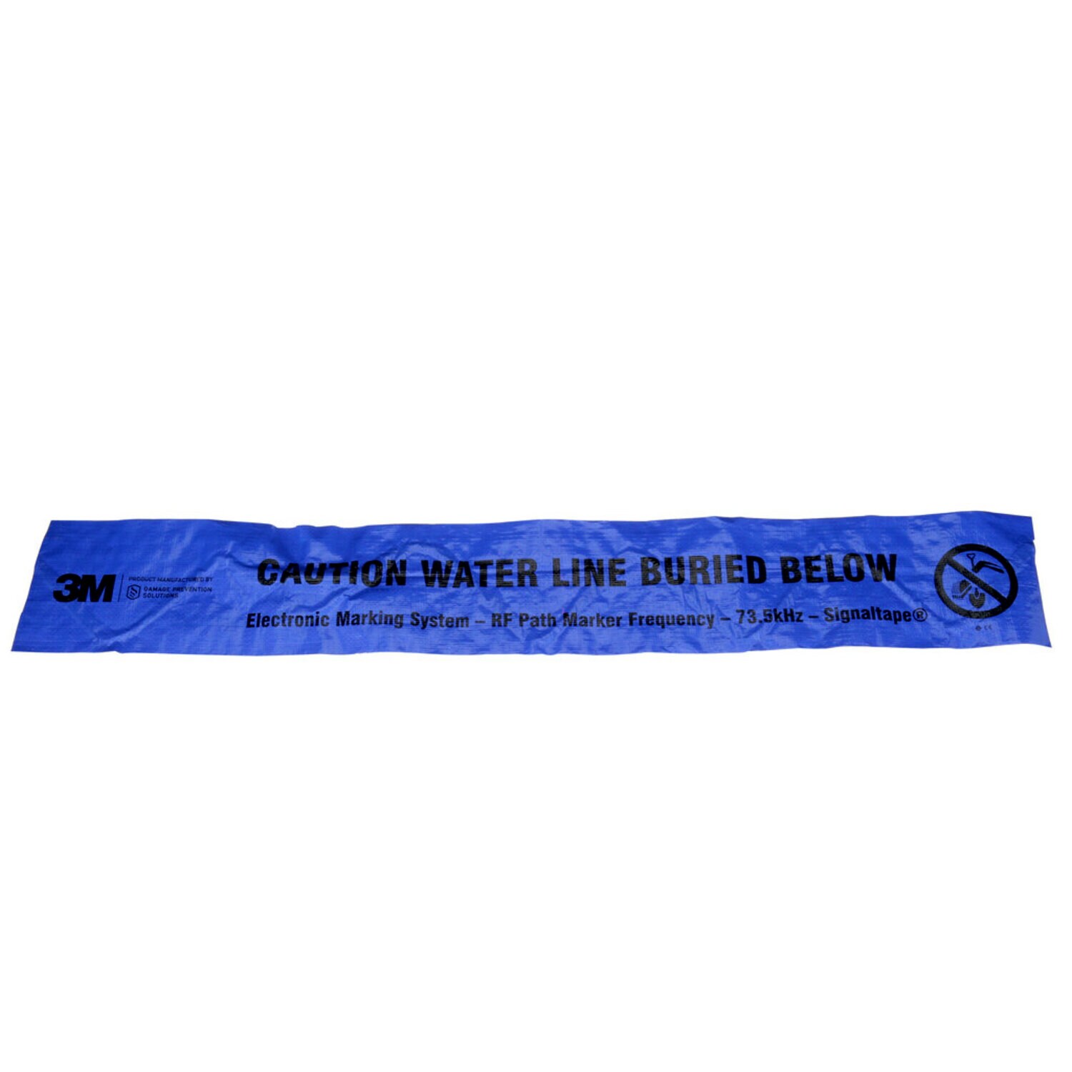7100254480 - 3M Electronic Marking System (EMS) Warning Tape 7903-XT, Blue, 6 in, Water, 500ft, 1 Box/Case