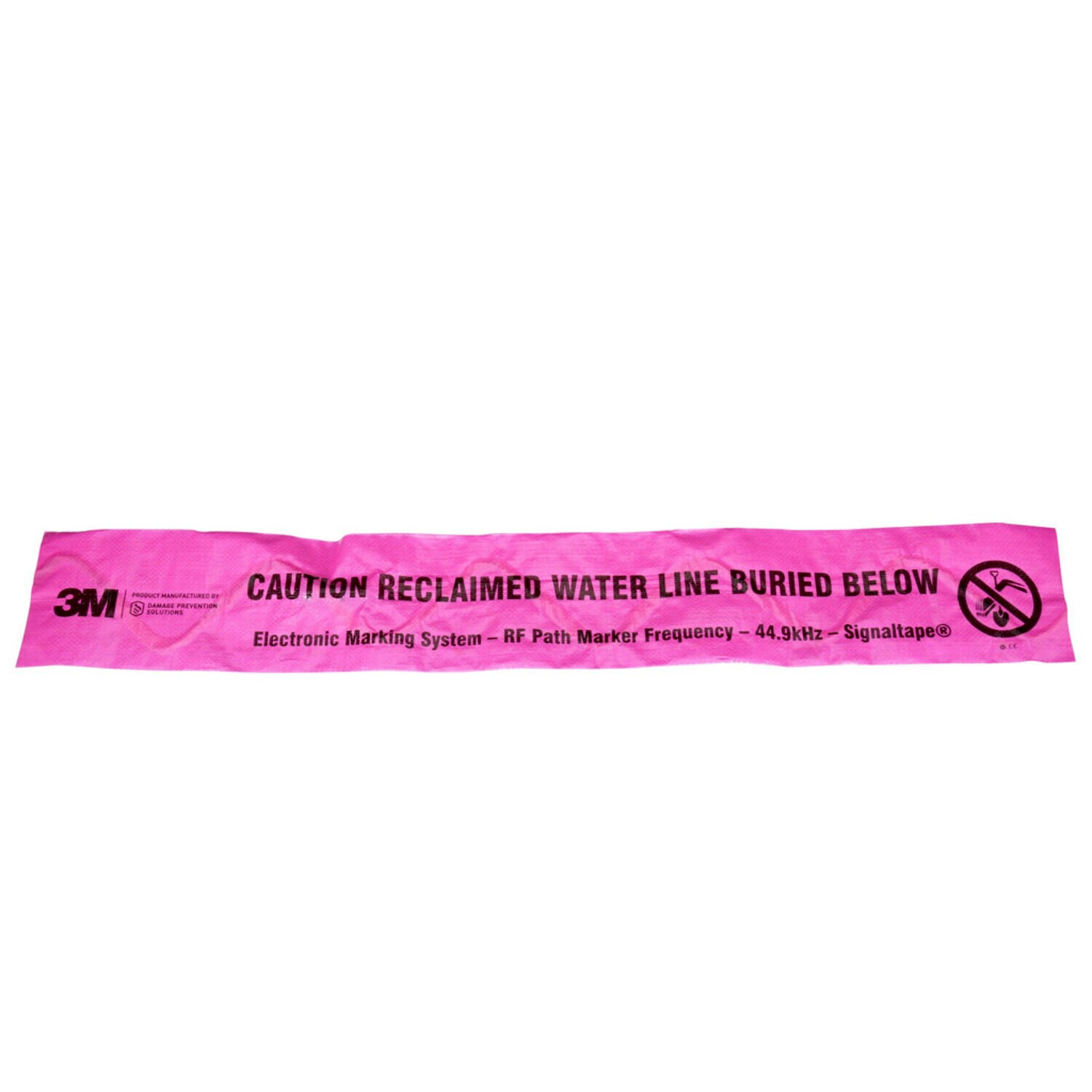 7100254495 - 3M Electronic Marking System (EMS) Warning Tape 7908-XT, Purple, 12 in, RCWater, 500 ft, 1 Roll/Case