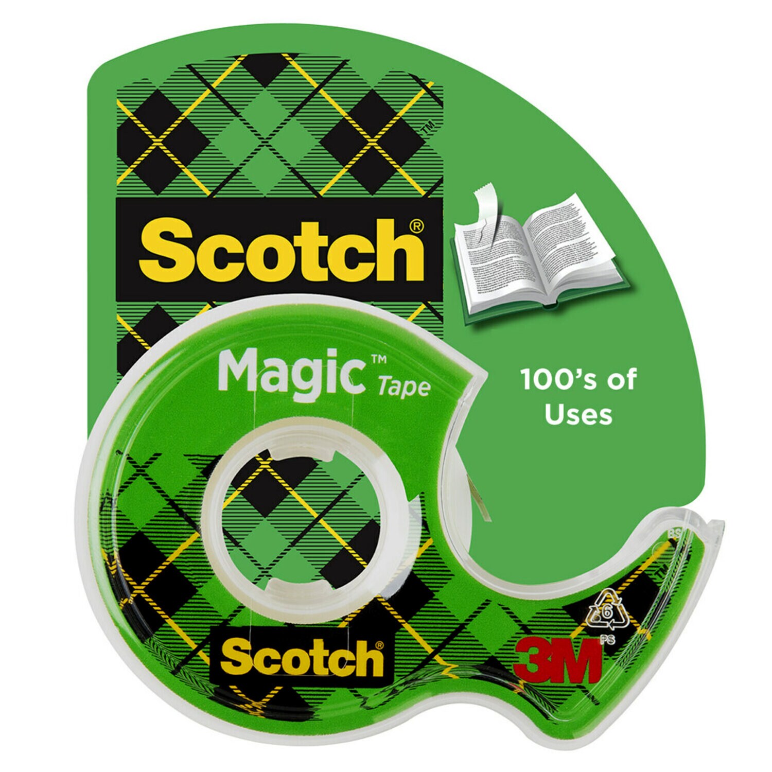 7010332133 - Scotch Magic Tape 117S, 3/4 in x 675 in (19 mm x 17,1 m)