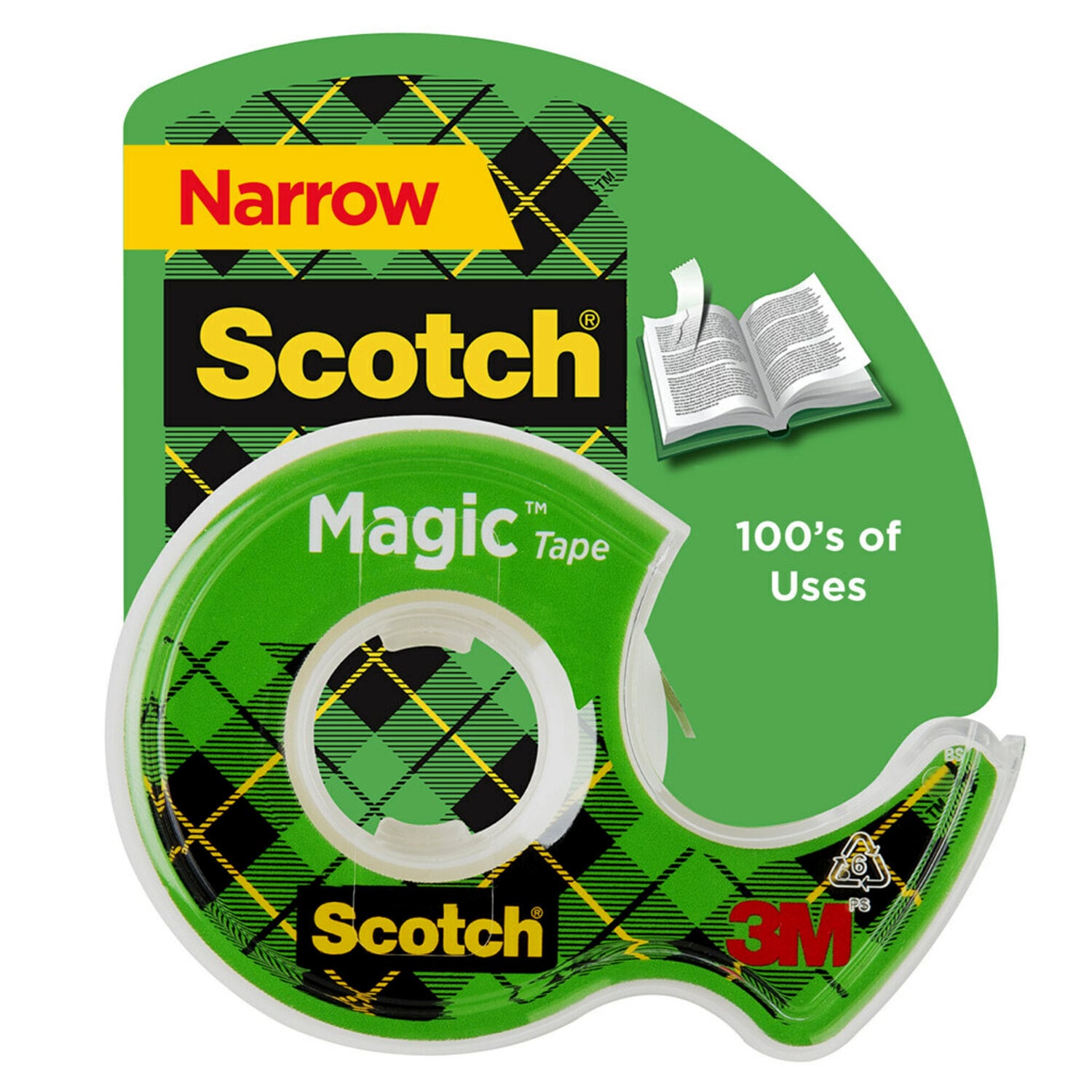 7100275839 - Scotch Magic Tape 119, 1/2 in x 800 in (12.7 mm x 20.3 m)