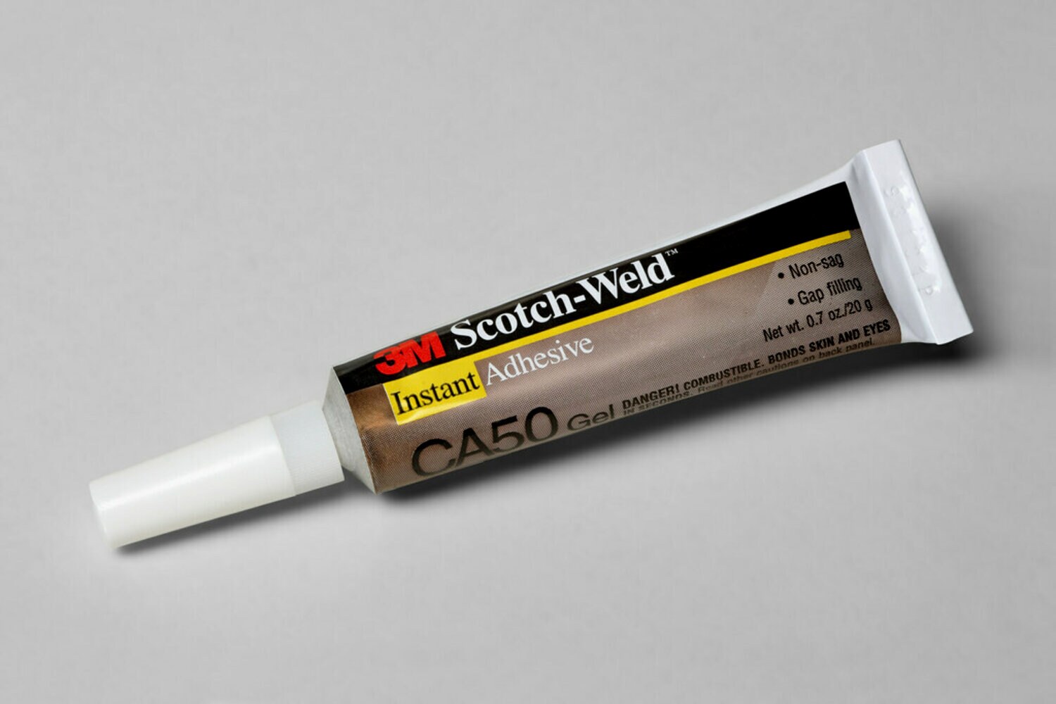 7100002517 - 3M Scotch-Weld Instant Adhesive CA50, Gel, Clear, 20 Gram, 12 Each/Case