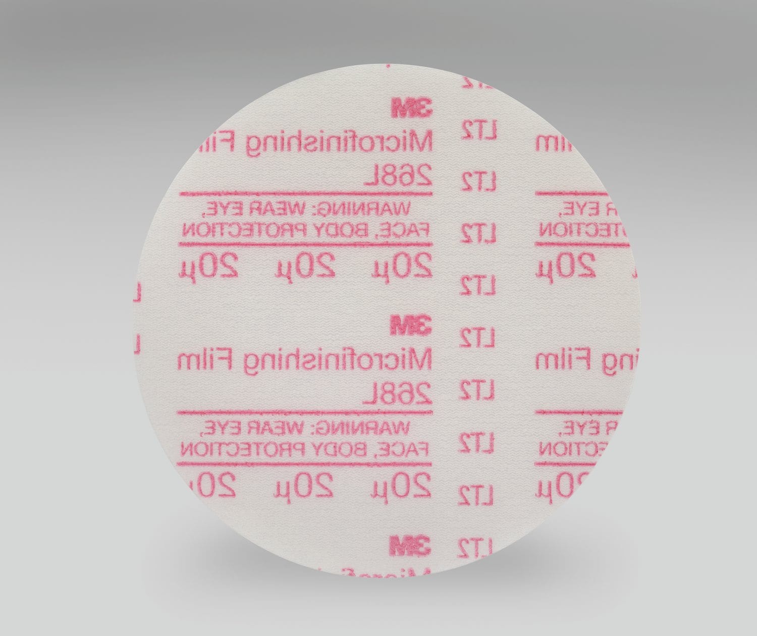 7100070025 - 3M Hookit Microfinishing Film Disc 268L, 50 Mic, Type D, Config