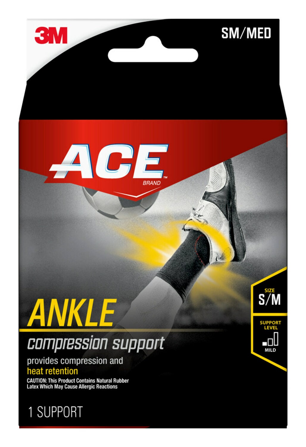 7010415351 - ACE Compression Ankle Support, 901001, Small / Medium