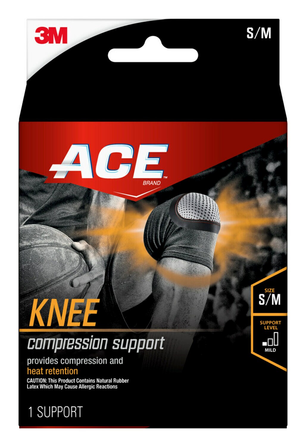 7100176759 - ACE Brand Compression Knee Sleeve 907001, Small/Medium