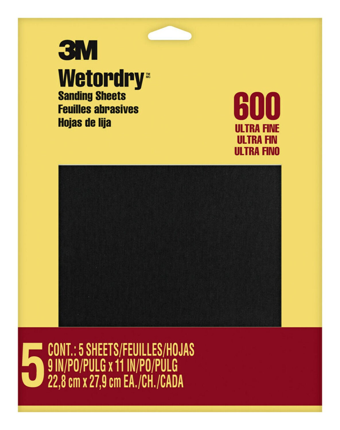 7010383570 - 3M General Purpose Sanding Pad 918DC-NA, 4 1/2 in x 5 1/2 in x 3/16 in, Medium, 1/pk 24 pks/cs