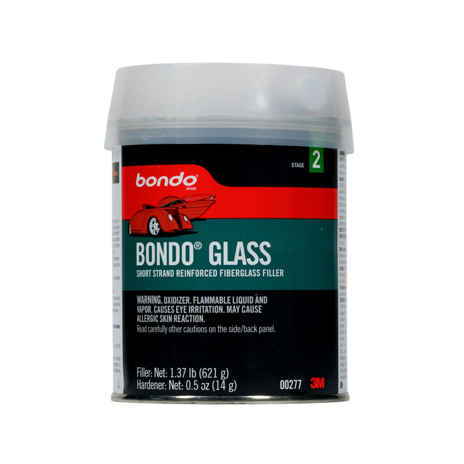 7100176181 - Bondo Glass Filler, 277ES, Pint, 4 per case