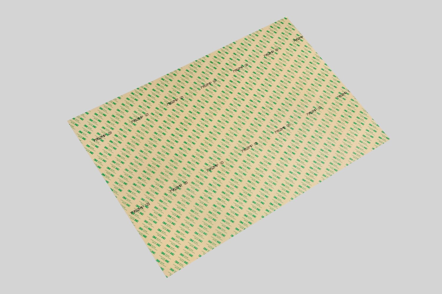 7000001567 - 3M Adhesive Transfer Tape Double Linered 7952MP, Clear, 24 in x 36 in, 2 mil, 100 Sheet/Case