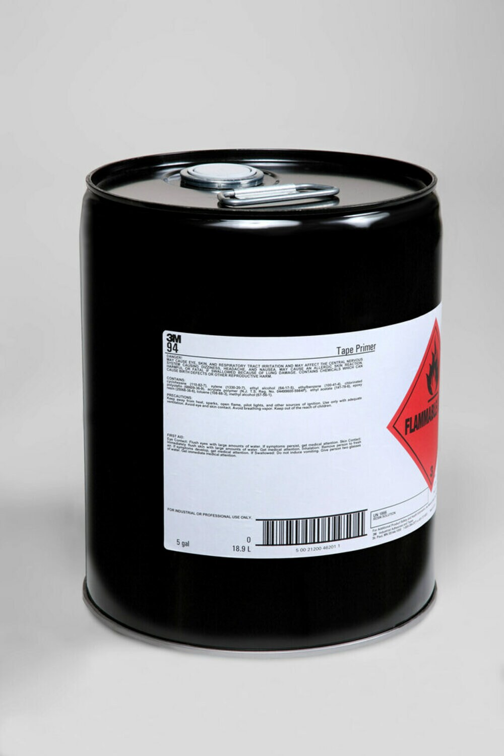 7000001579 - 3M Tape Primer 94, Light Yellow, 5 Gallon (Pail), 1/Drum