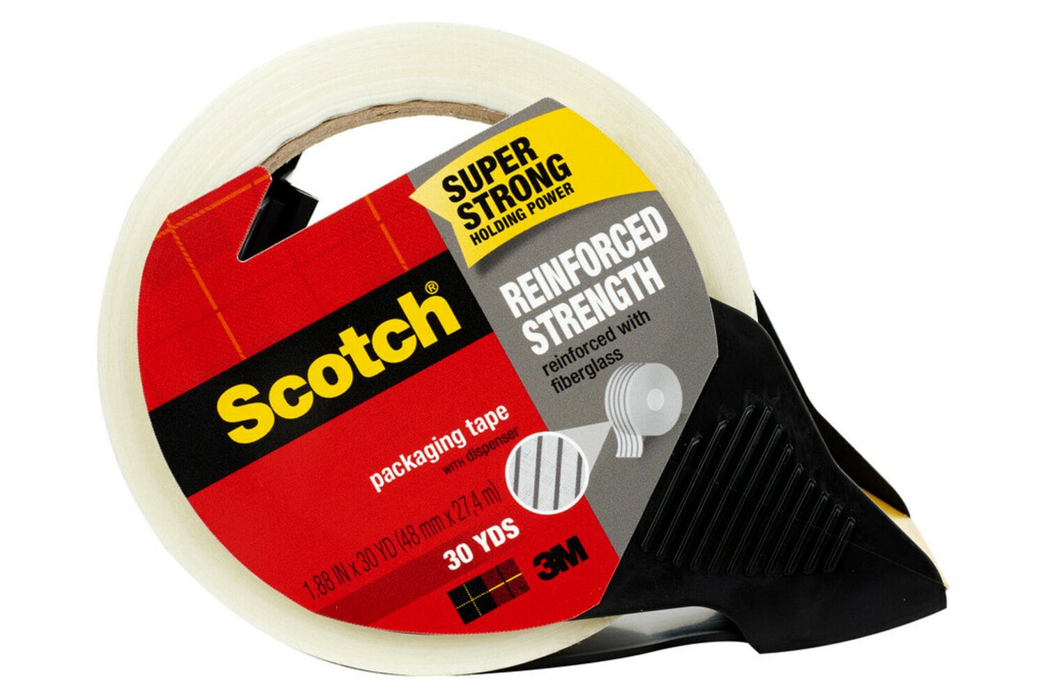 7100269781 - Scotch Strapping Tape 8950-RD-6GC, 1.88 in x 30 yd (48 mm x 27.4 m)