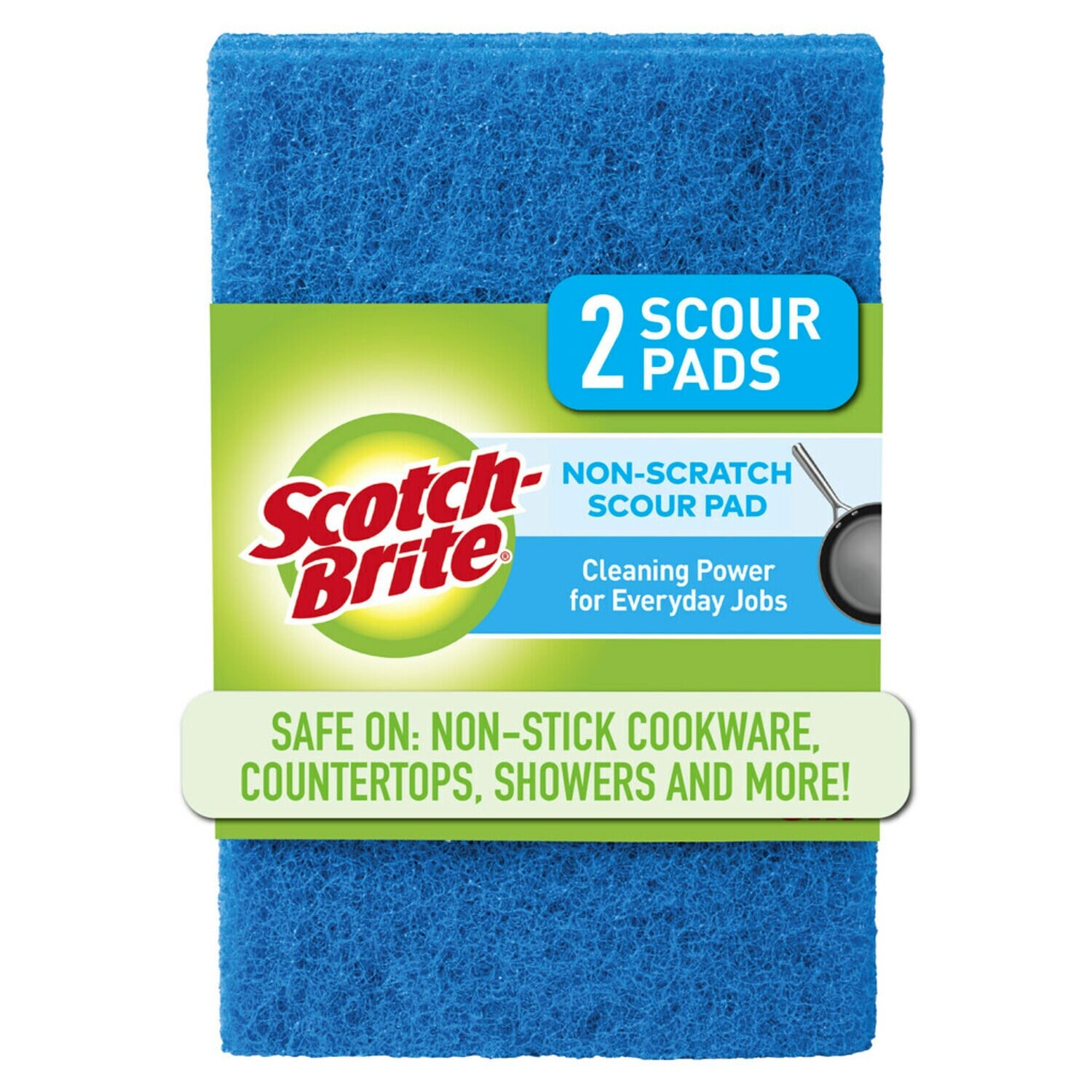7000123033 - Scotch-Brite No Scratch Scour Pad 622-10, 10/2