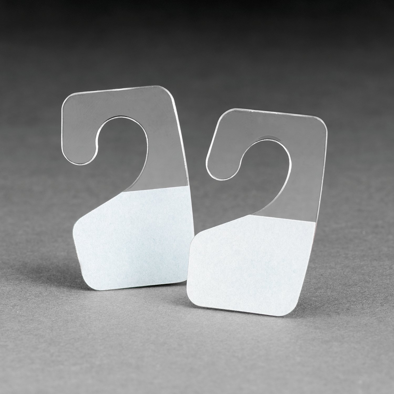 7000052030 - 3M Hang Tab 1072, Clear, 7/8 in x 1-3/8 in, 500/Case