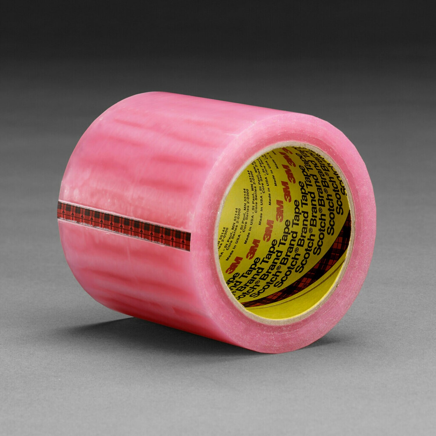 7000028848 - Scotch Label Protection Tape 821, Pink, 4 in x 72 yd, 8 Roll/Case