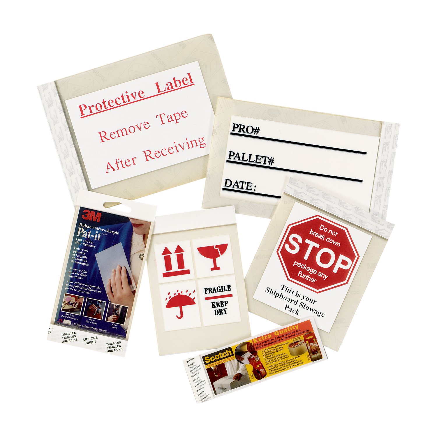 7010413635 - 3MCustom Tape Sheets 809S, Clear, 3-1/4 in x 5-3/4 in, (10 Sheet/Pad) Case