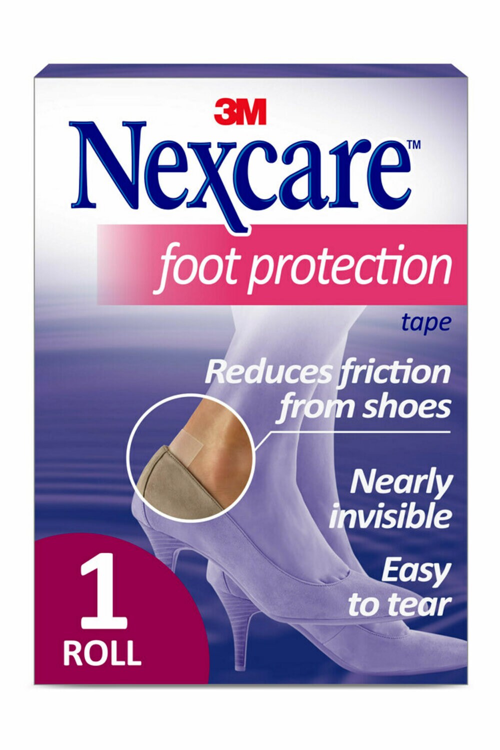 7100106715 - Nexcare Foot Protection Tape FPT-05, 1 in x 5 yds (2.54 cm x 4.57 m)