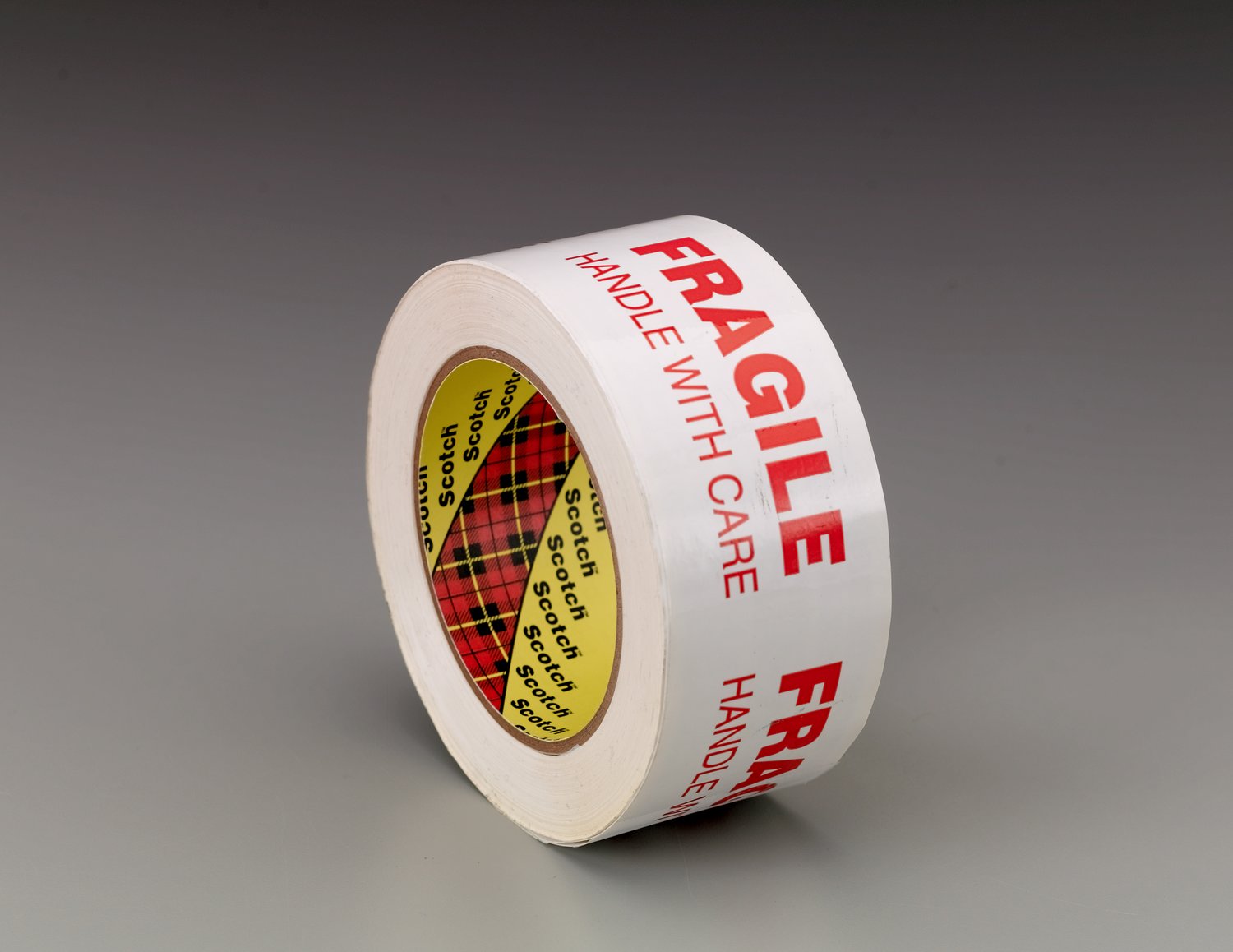 7010312319 - Scotch Printed Message Box Sealing Tape 3772, White, 48 mm x 100 m,
36/Case