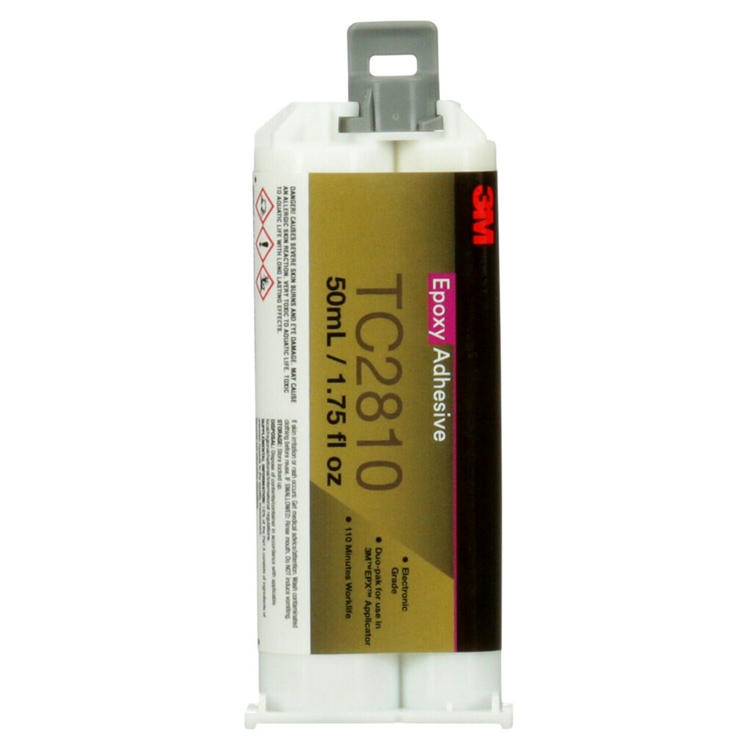 7100170986 - 3M Thermally Conductive Epoxy Adhesive TC-2810, 50 mL Duo-Pak, 12 Ea/Case