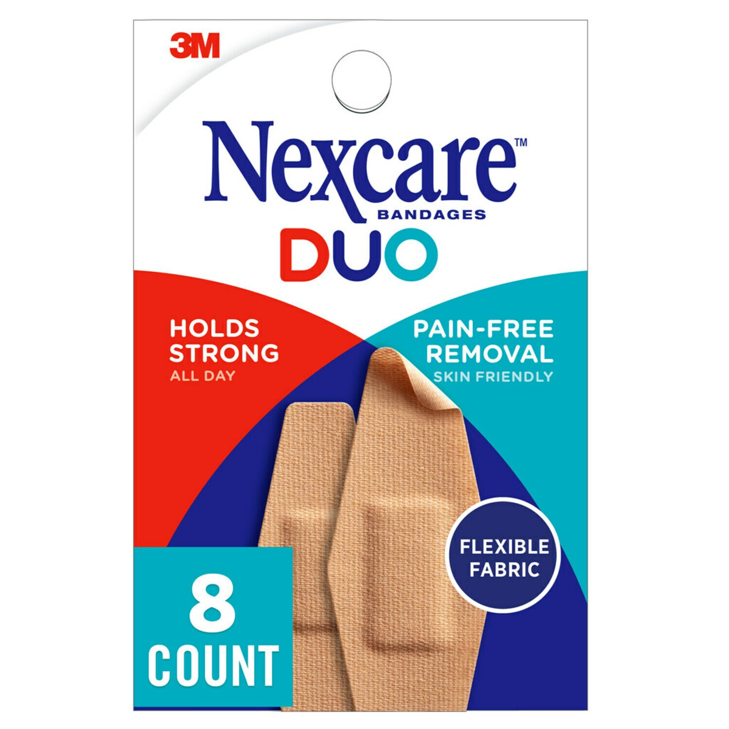 7100242585 - Nexcare DUO Bandages DSA-8CP, Convience Pack, 8ct