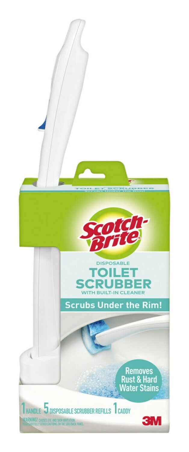 7100138090 - Scotch-Brite Disposable Toilet Scrubber Cleaning System, 558-SK-4NP, 4/1