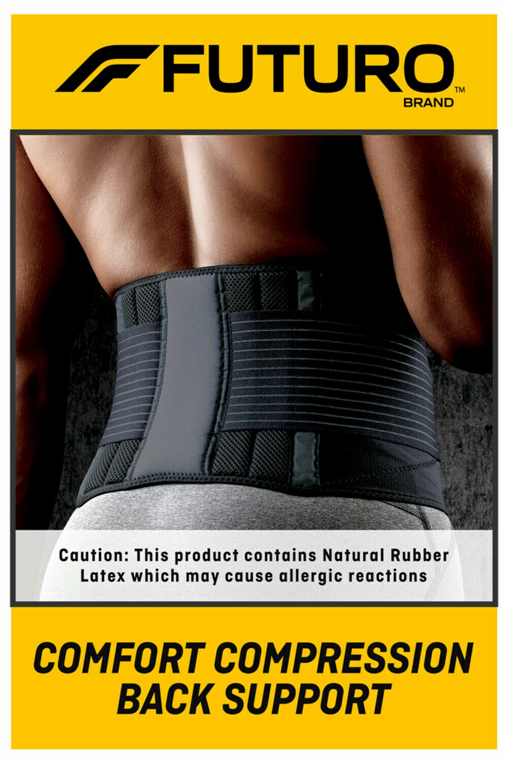 7100155390 - FUTURO Comfort Compression Back Support 46819ENR, Adjustable