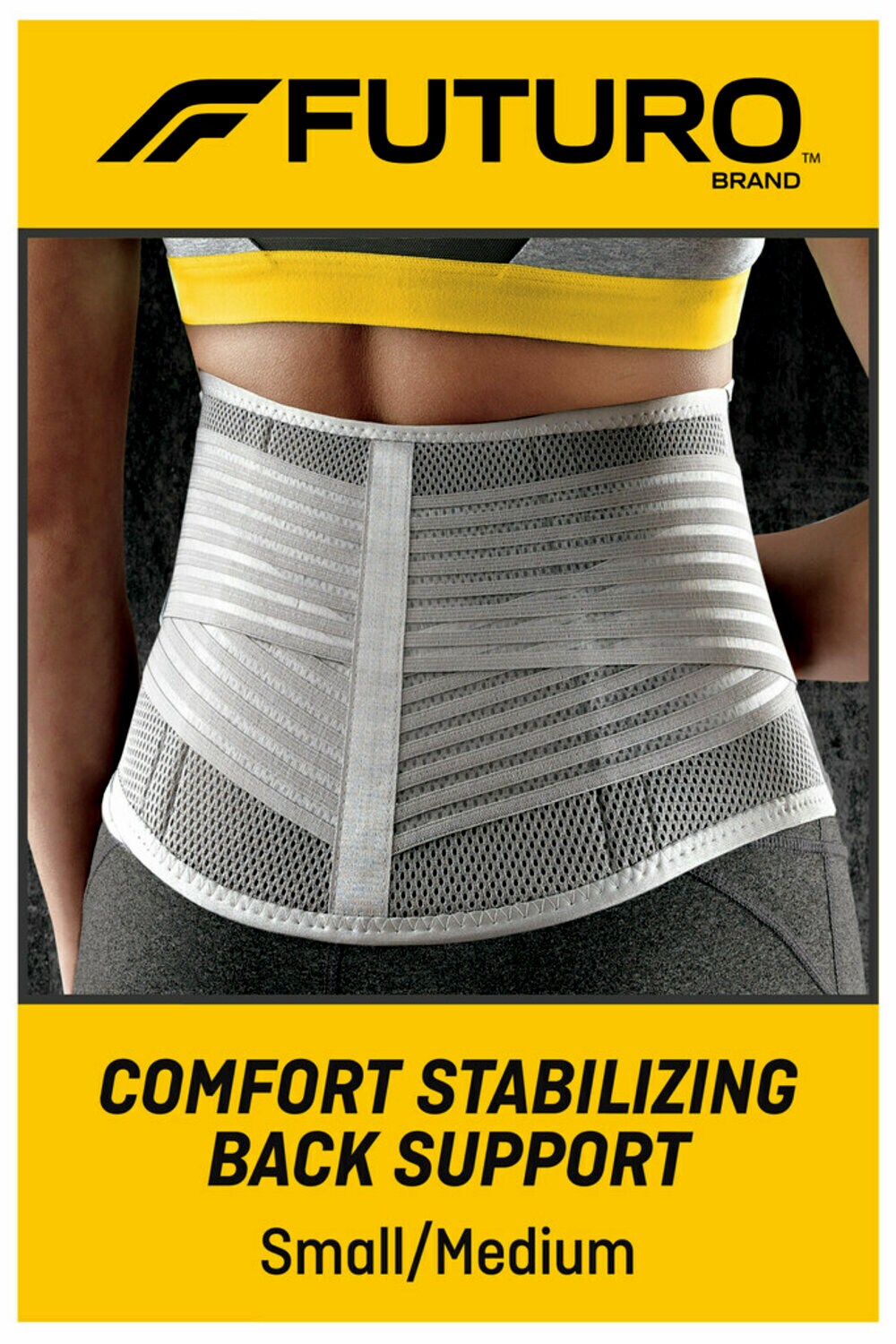 7100155728 - FUTURO Comfort Stabilizing Back Support, 46815ENR, Small/Medium