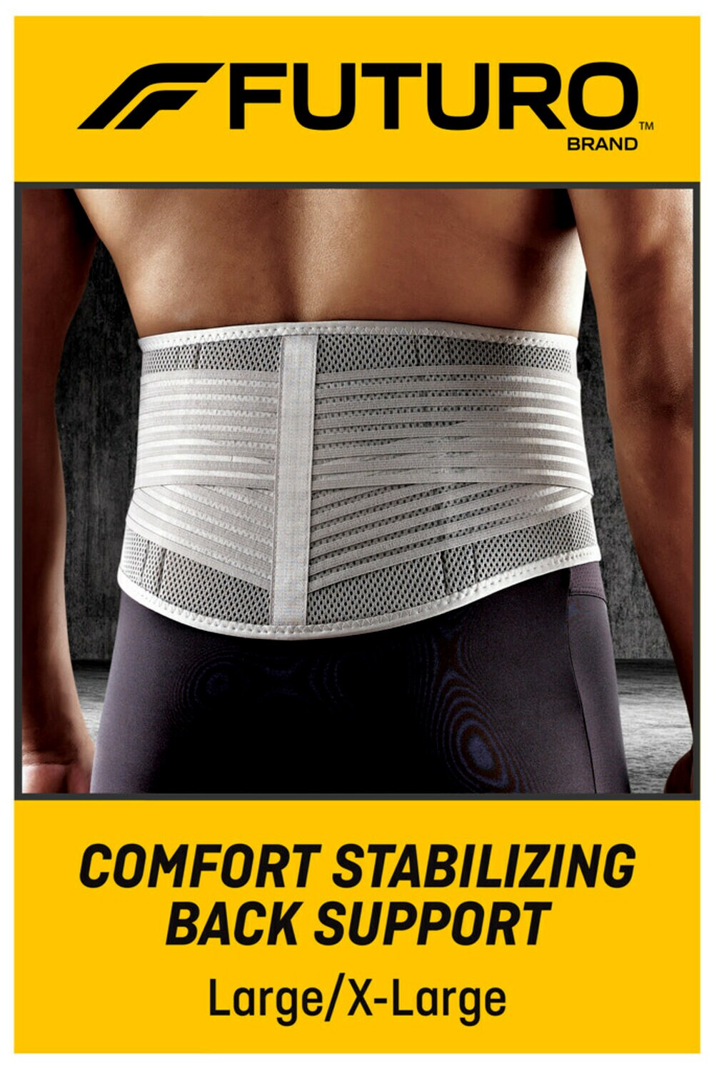 7100155729 - FUTURO Comfort Stabilizing Back Support, 46816ENR, Large/X-Large