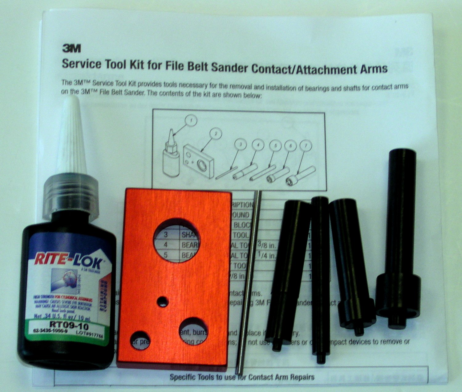 7000119406 - 3M File Belt Arm Service Tool Kit 30670