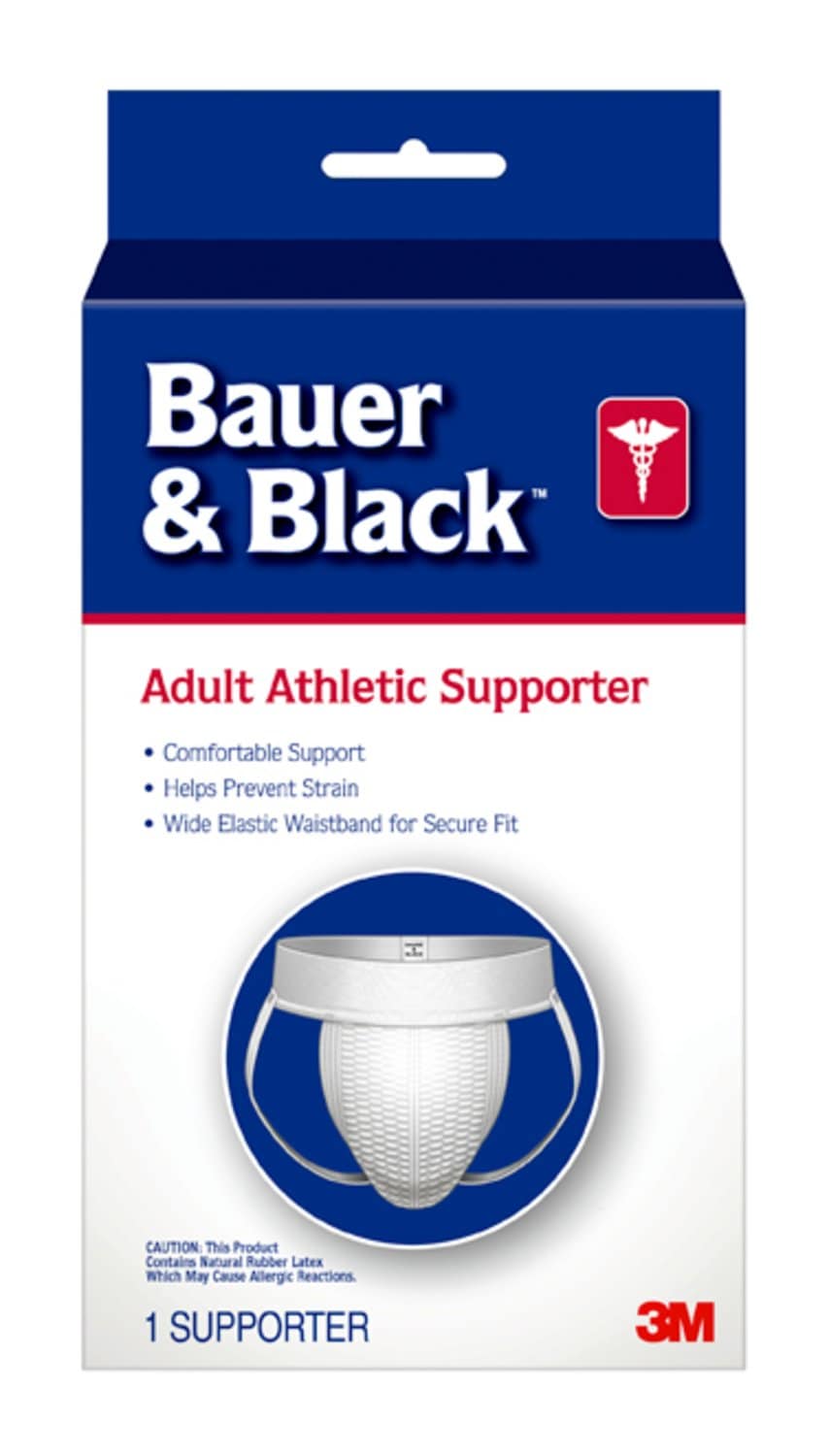 7100105721 - Bauer & Black A3 Adult Supporter 202549, Medium