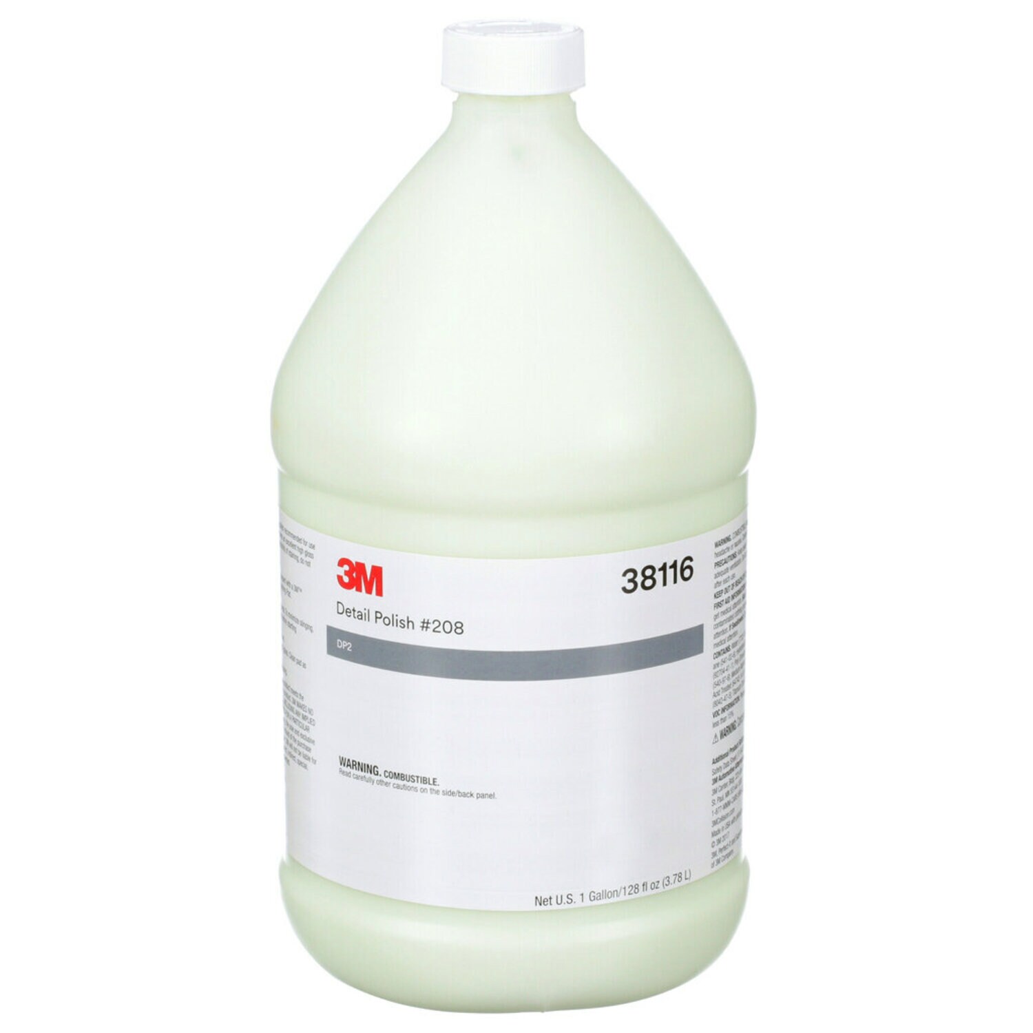 7100007588 - 3M Detail Polish 208, 38116, 1 Gallon (US), 4 per case