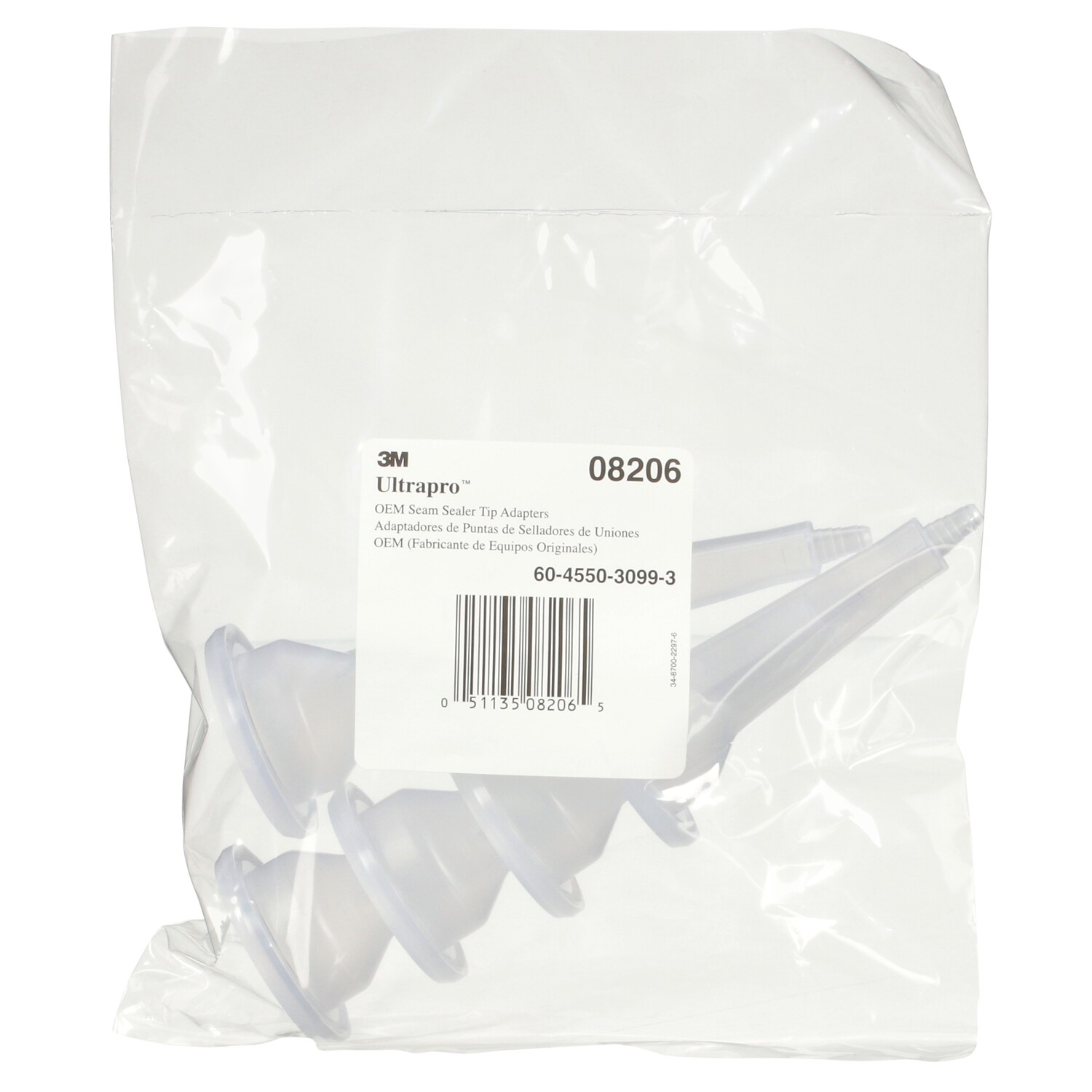 7100337262 - 3M OEM Seam Sealer Tip Adapter 08206, 6/Bag, 6 Bags/Case