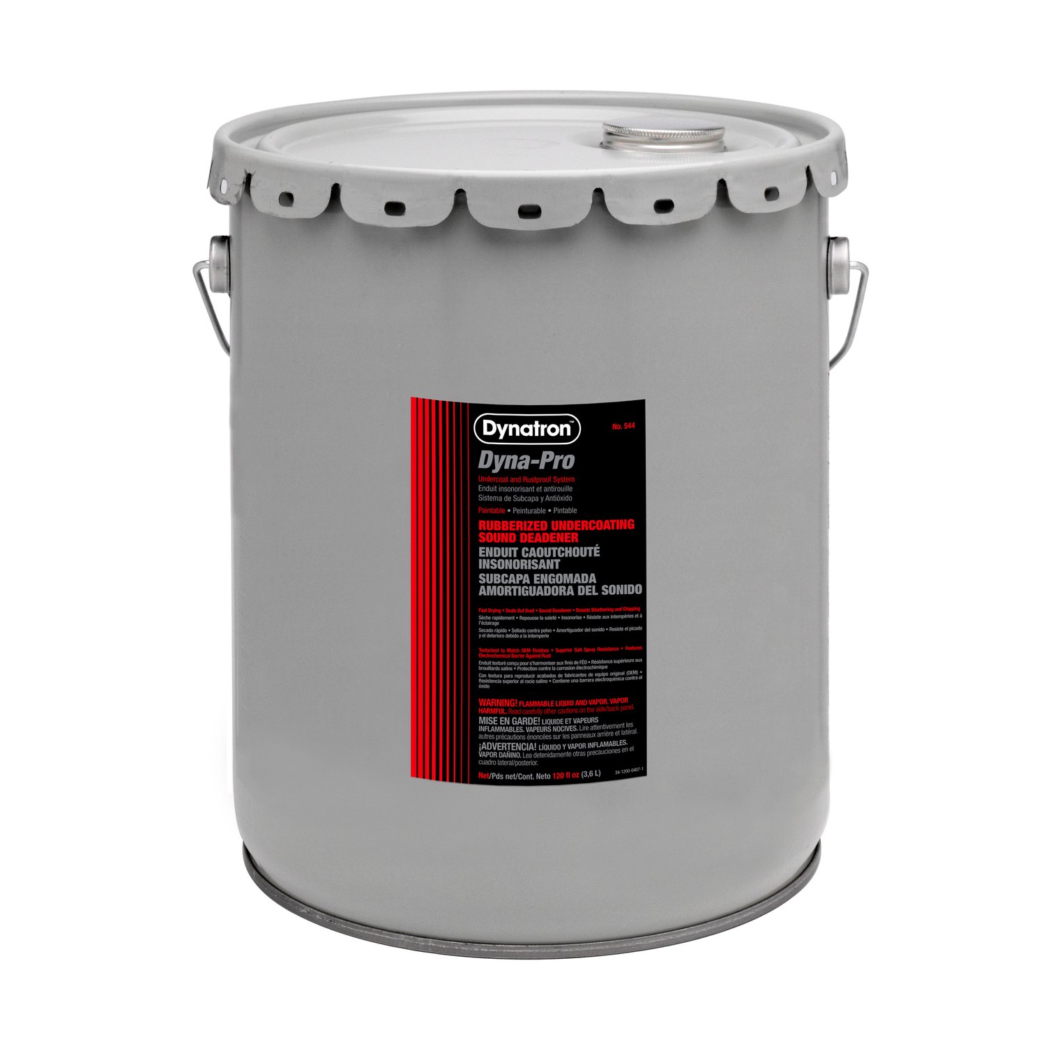 7100142943 - Dynatron Dyna-Pro Paintable Rubberized Undercoating 544, 1 Gallon, 4/Case