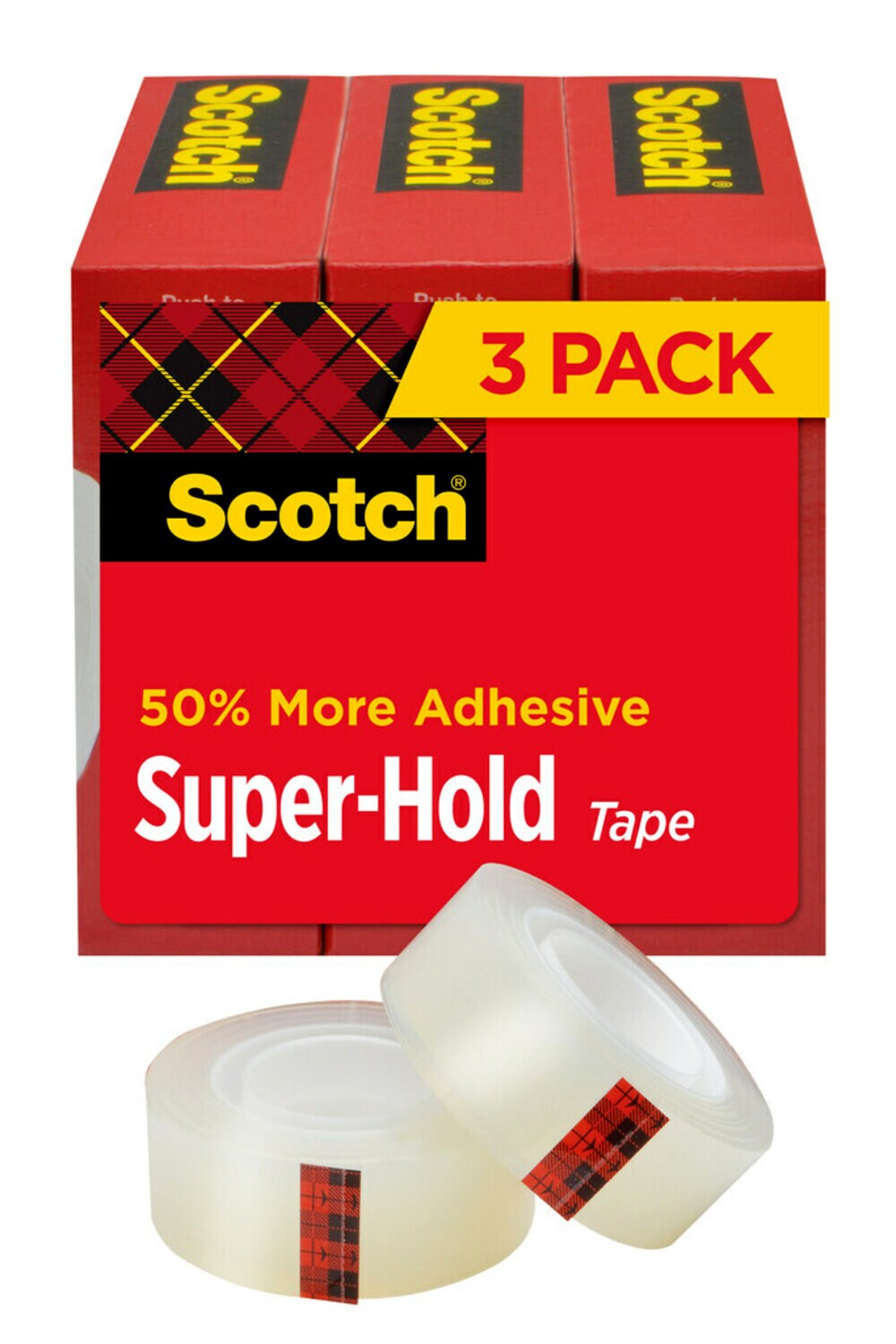 7010416876 - Scotch Super-Hold Tape, 700S3, 3/4 in x 800 in (19 mm x 20,3 m), 3/Pack