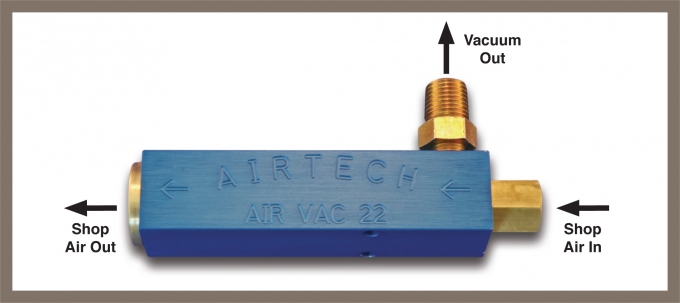 Airvac22025INEA - Venturi Style Vacuum Source Used With Pressurized Air Lines