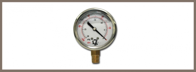 VacGaugeTHA025INEA - Liquid Filled Vacuum Gauge