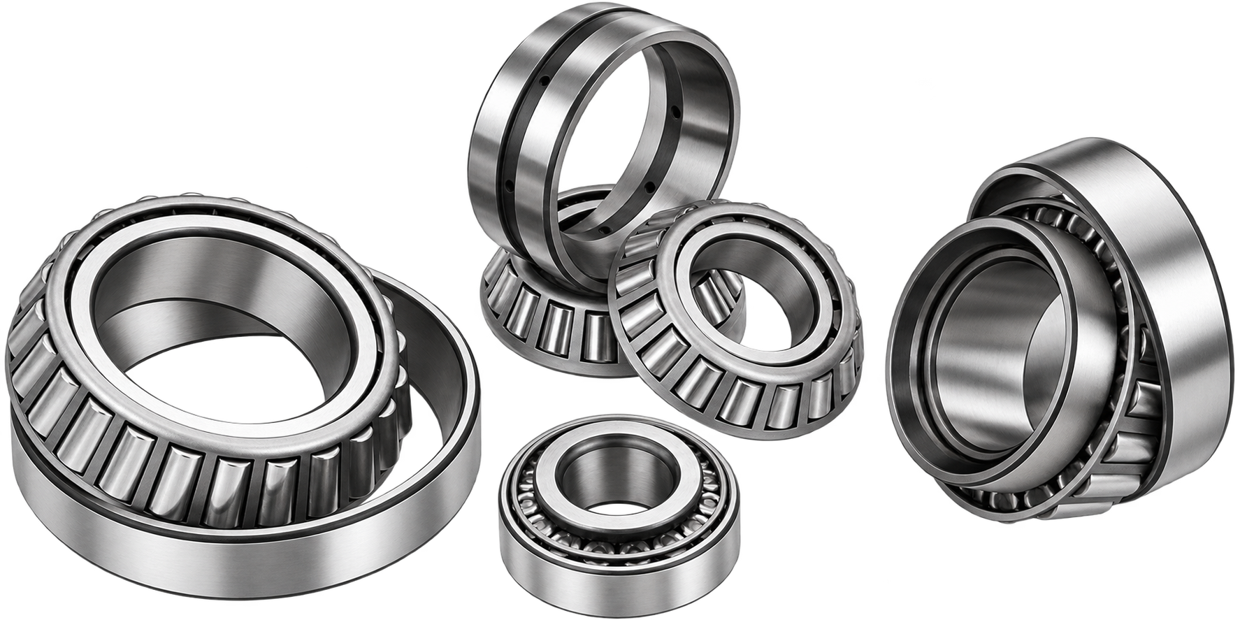 Assorted aerospace and aircraft bearings