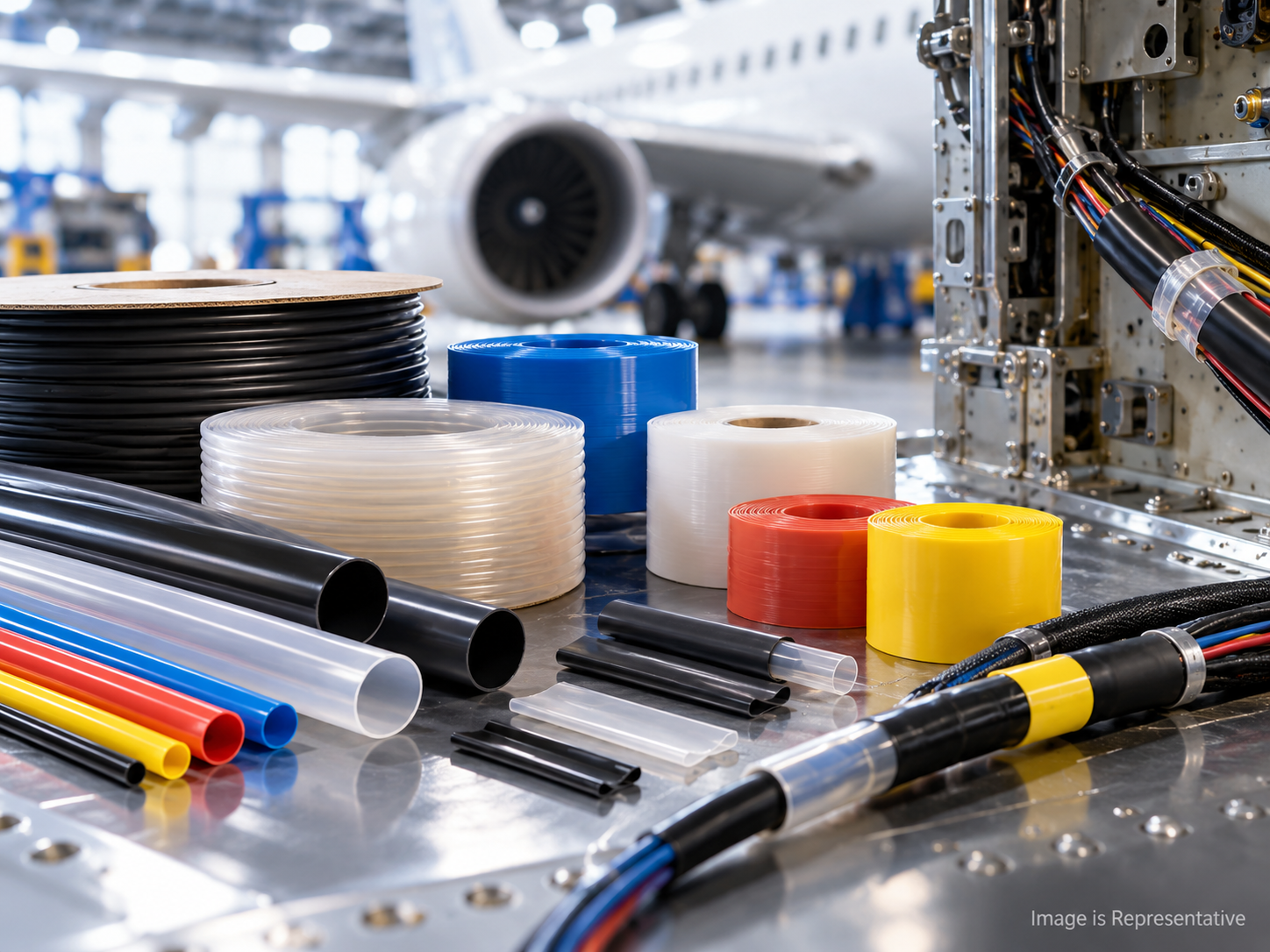 Aerospace heat shrink tubing