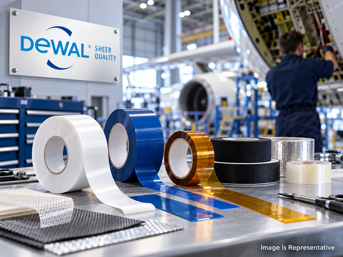 DeWal pressure-sensitive aerospace tapes