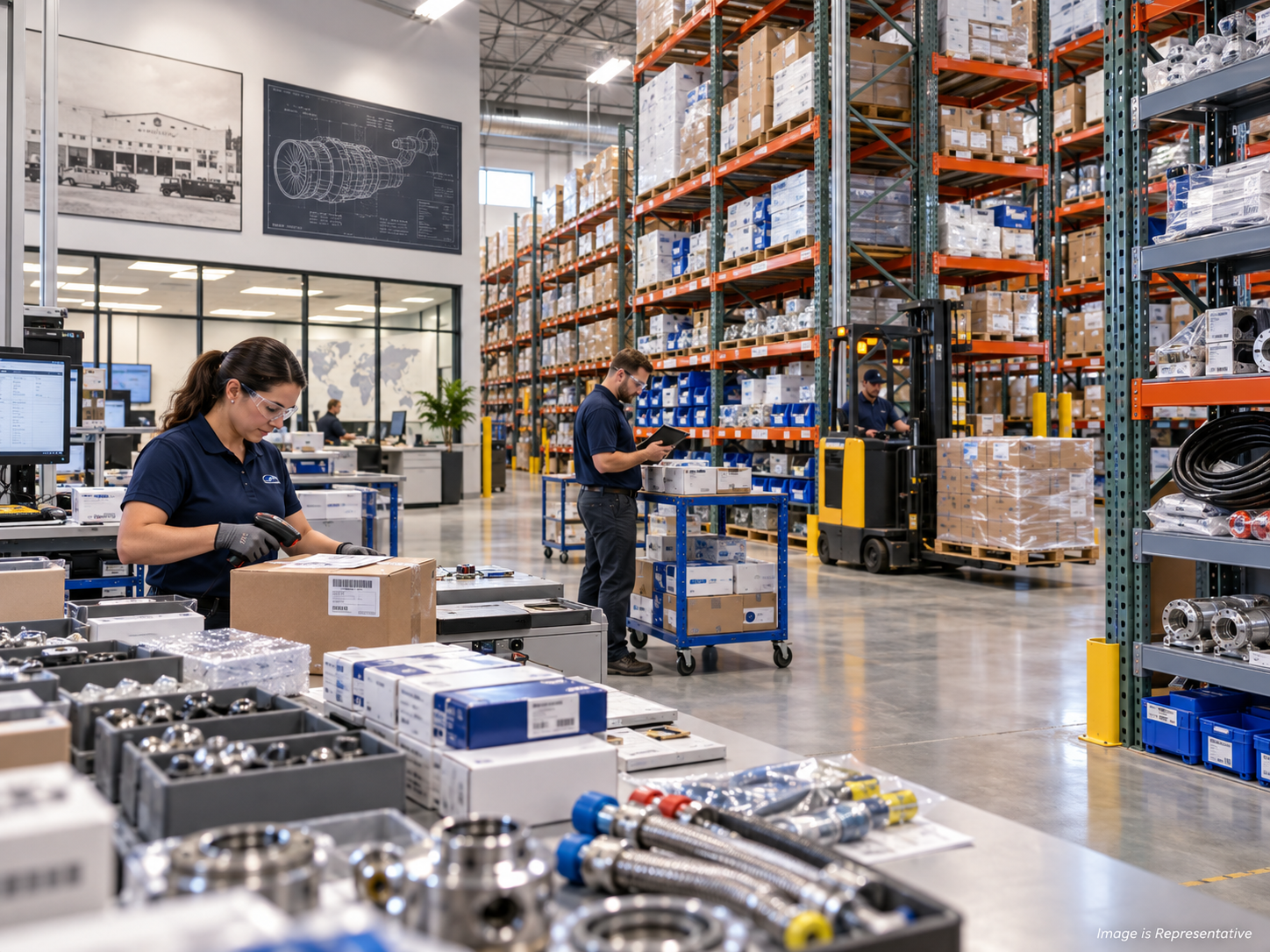 Jaco Aerospace warehouse and logistics operations