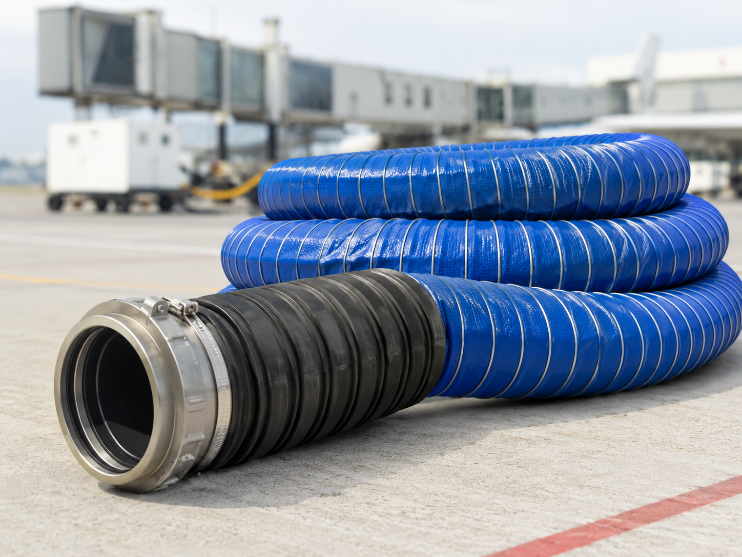 PCA Flat Spiral Hose with wear guard